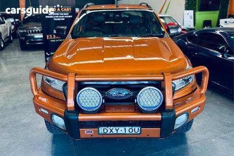Orange 2017 Ford Ranger Dual Cab Pick-up Wildtrak 3.2 (4X4)
