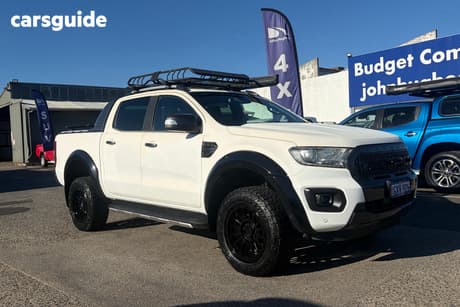 White 2019 Ford Ranger Double Cab Pick Up Wildtrak 2.0 (4X4)