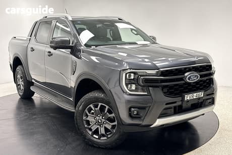 Grey 2023 Ford Ranger Double Cab Pick Up Wildtrak 3.0 (4X4)