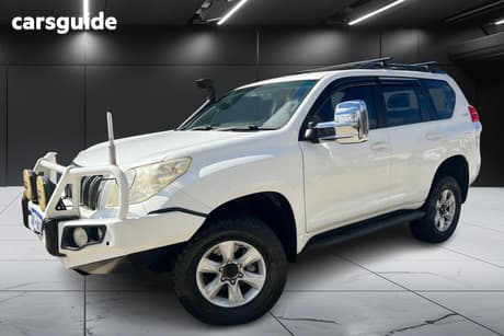 White 2010 Toyota Landcruiser Prado Wagon Gxl (4X4)