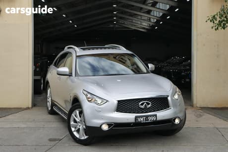 Silver 2019 Infiniti QX70 Wagon 3.7 Gt