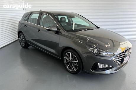Grey 2023 Hyundai I30 Hatchback Elite