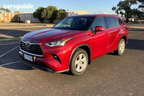 Red 2022 Toyota Kluger Wagon Gx 2Wd