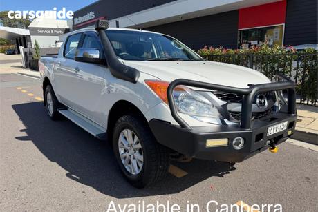 White 2015 Mazda BT-50 Dual Cab Utility Xtr (4X4)