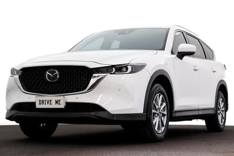 White 2023 Mazda CX-8 Wagon G25 Touring (Fwd)
