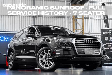 Black 2016 Audi Q7 Wagon 3.0 Tdi Quattro