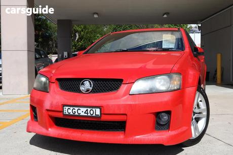 Red 2010 Holden Commodore Sedan Sv6