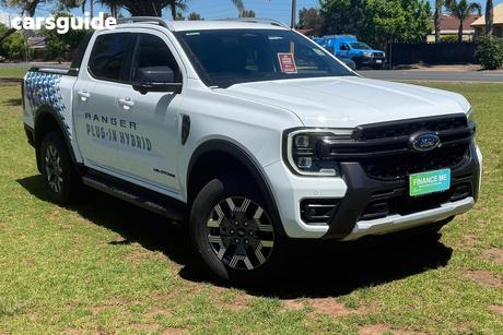 White 2025 Ford Ranger Double Cab Pick Up Phev Wildtrak (4X4)