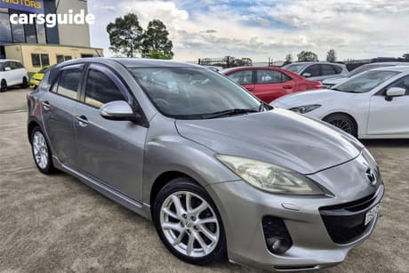 Grey 2012 Mazda 3 Hatchback Sp25