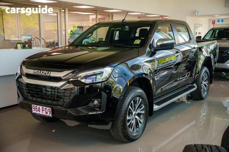 Black 2025 Isuzu D-MAX Crew Cab Utility Ls-U (4X4)