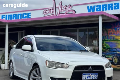 White 2008 Mitsubishi Lancer Sedan Vr-X