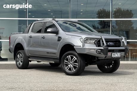 Silver 2021 Ford Ranger Double Cab Pick Up Wildtrak 2.0 (4X4)