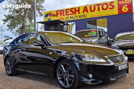 Black 2012 Lexus IS250 Sedan F Sport