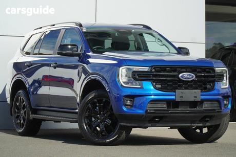 Blue 2025 Ford Everest Wagon Sport (Rwd)