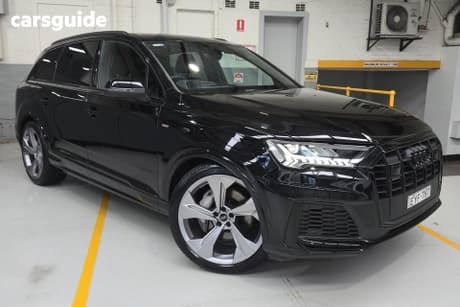 Black 2022 Audi Q7 Wagon 55 Tfsi S Line Quattro Mhev