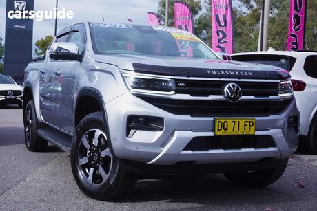 Silver 2024 Volkswagen Amarok Dual Cab Utility Style Tdi600 4Motion