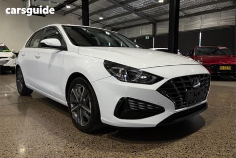 White 2022 Hyundai I30 Hatchback Elite