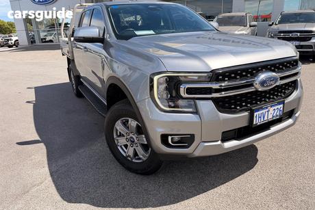 Silver 2023 Ford Ranger Double Cab Chassis Xlt 3.0 (4X4)