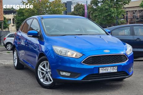 Blue 2018 Ford Focus Hatchback Sport