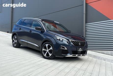 Blue 2019 Peugeot 5008 Wagon Gt Line