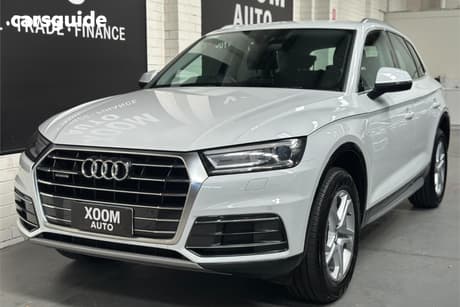 White 2018 Audi Q5 Wagon 2.0 Tdi Quattro Design