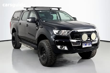 Black 2017 Ford Ranger Dual Cab Utility Xlt 3.2 (4X4)