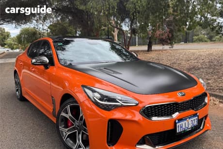 Orange 2019 Kia Stinger Sedan Gt (Red Leather)