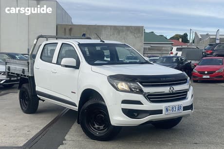 White 2017 Holden Colorado Crew Cab Chassis Ls (4X4)