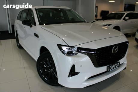 White 2026 Mazda CX-80 Wagon G40E Gt