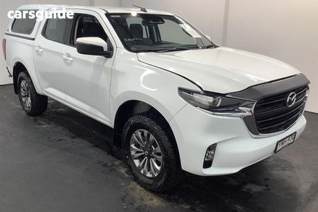 White 2023 Mazda BT-50 Dual Cab Pick-up Xt (4X4)