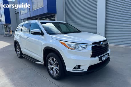 White 2015 Toyota Kluger Wagon Gxl (4X2)