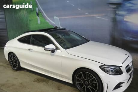White 2019 Mercedes-Benz C300 Coupe