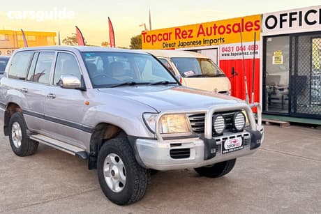Silver 2003 Toyota Landcruiser Wagon Gxl (4X4)