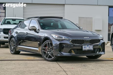 Grey 2023 Kia Stinger Sedan 3.3 Gt (Black Leather)