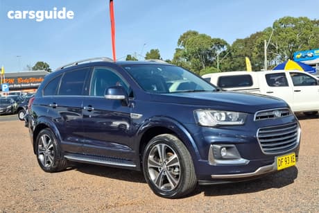 Blue 2017 Holden Captiva Wagon 7 Ltz (Awd)
