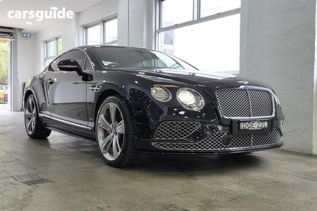 Black 2015 Bentley Continental Coupe Gt V8 S