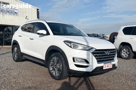 White 2020 Hyundai Tucson Wagon Elite (2Wd) Black Int