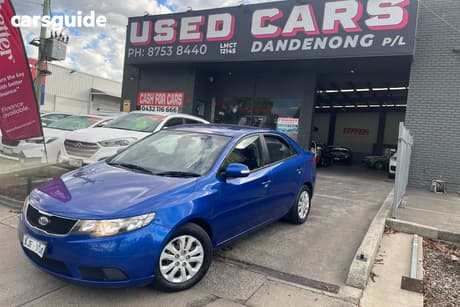 Blue 2010 Kia Cerato Sedan S