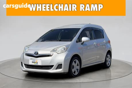 Silver 2012 Toyota Ractis Hatch