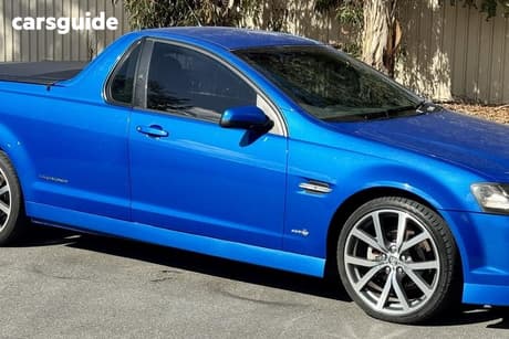 Blue 2011 Holden Commodore Utility Sv6