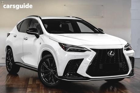 White 2025 Lexus NX350H Wagon F Sport Hybrid 2Wd