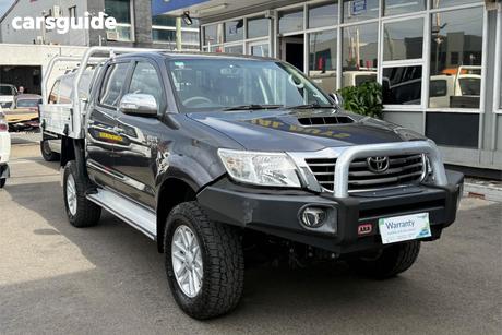 Grey 2015 Toyota Hilux Dual Cab Pick-up Sr5 (4X4)