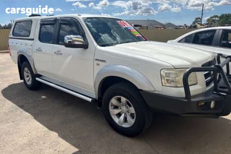 White 2008 Ford Ranger Dual Cab Pick-up Xlt (4X4)