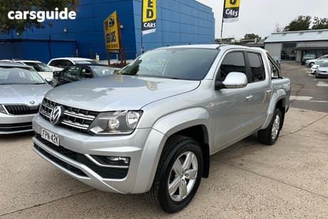 Silver 2018 Volkswagen Amarok Dual Cab Utility V6 Tdi 550 Sportline