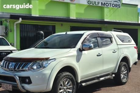 White 2016 Mitsubishi Triton Dual Cab Utility Gls (4X4)