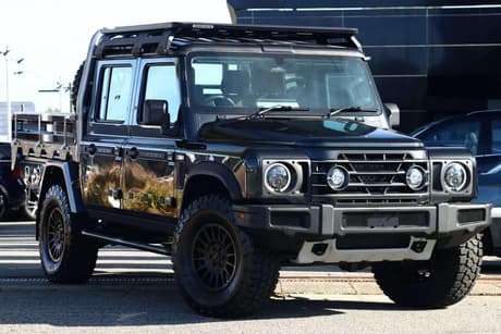 Grey 2024 Ineos Grenadier Double Cab Chassis Quartermaster