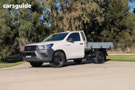 White 2022 Toyota Hilux Cab Chassis Workmate (4X2)