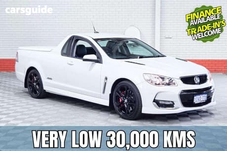 White 2016 Holden UTE Utility Ss-V Redline