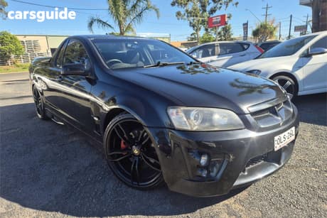 Black 2009 Holden Commodore Utility Ss-V