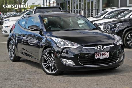 Black 2017 Hyundai Veloster Coupe